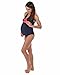 The Essential One - Bow Detail Maternity Tankini - Navy - 10 - EOM125