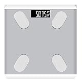 4 SENSOR DE ALTA PRECISIÓN Y CALIBRACIÓN AUTOMÁTICA: fabricados con una plataforma de vidrio templado de alta calidad, 4 electrodos sensibles, tecnología de paso, calibración automática, medición de sensores de alta precisión, peso máximo de hasta 396 lb / 180 kg en incrementos de 0,2 lb. Incluye 2 pilas AAA. .
