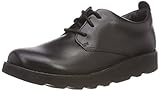  Clarks Crown London, Zapatos de Cordones Derby para Niños, Negro (Black Leather), 32.5 EU