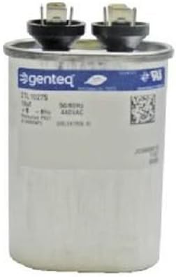 27L567BZ3 - 15 uf MFD 370 Volt VAC - Genteq Oval Run Capacitor Upgrade by Replacement for Genteq