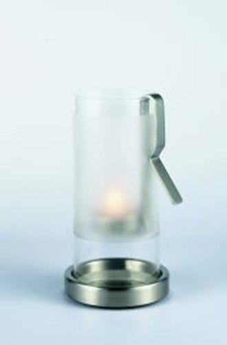 Auerhahn Tube Windlicht Cliplight H 19cm Edelstahl in Geschenkverpackung