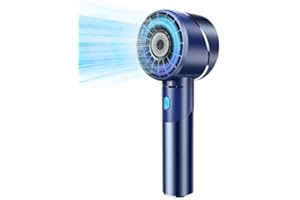 COZOME Ventilateurs Portable Puissantss, Batterie 2600mAh Rechargeable Ventilateur Usb, Max 16H Travail Ventilateur usb Bureau, Ventilateur main de Bureau à 4 Vitesses pour Regarder l'UEFA