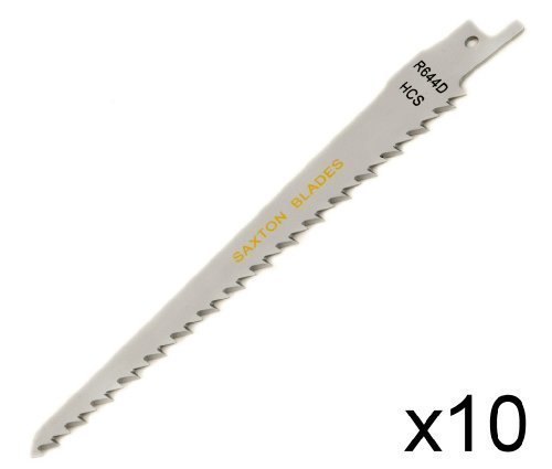 Saxton R644D - Hojas para sierra de sable (10 unidades, 150 mm)