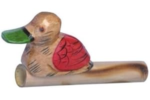 WOGEKA Entenpfeife Holz Bambus Musik Instrument Pfeife Mus122