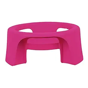 Kuber Industries Plastic Multipurpose Plant Pot Water Pot Gas Cylinder Stand (Pink)-CTKTC13985