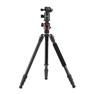 Simpex Professional Aluminium Tripod 540-TM Tripod Cum Monopod with Multipurpose Head for Low Level Shooting, Panning for All DSLR Camera