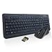 Produktbild Phoenix Technologies phkeywireless - Combo Wireless Spanisch QWERTY Tastatur und kabellose optische Maus mit Nano USB-Empfänger - Schwarz