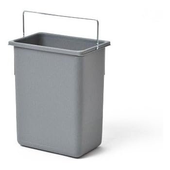 Hailo Ersatzeimer 18 Liter Grau – Inneneimer Für Abfalltrennsysteme, Mit Henkel