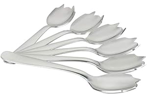 Youdoit 6 cucharas de ostras de INOX