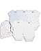 The Essential One - Blue 5 pack Baby Boy Vests / Bodies-Newborn ESS92