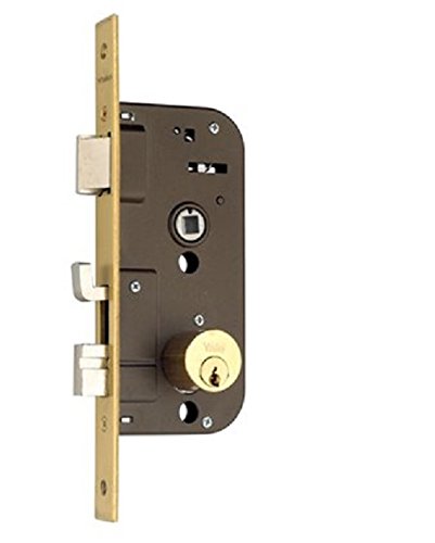 Yale 3010024 Cerradura Azbe 48-bc/ 80, Bicapa, X = 80mm Y = 50mm