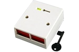 Cqr PADP2/WH/G1 Panic Double button + key personal attack - Grade 1 - white