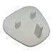 TWGM - 20 Pack - White Plastic Plug Socket Covers Child Safety