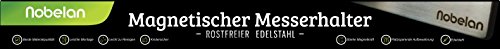 Nobelan Edelstahl Magnetischer Messerhalter Magnetleiste Messerblock zum Aufhängen, Ordnen und Aufbewahren von Küchenutensilien - 3