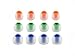 Price comparison product image 12pcs (NSY-TRSW) 4S / 4M / 4L Premium Silicone Replacement Adapters Eartips Earbuds for Fitbit Flyer Wireless Earphones / Headphones