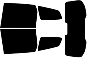 TINTCOM Film Solaire Prédécoupé Teinté pour-Dacia Duster 5-Portes 2018-... Vitres Arrière & Lunette (20% Noir Fumé Foncé)