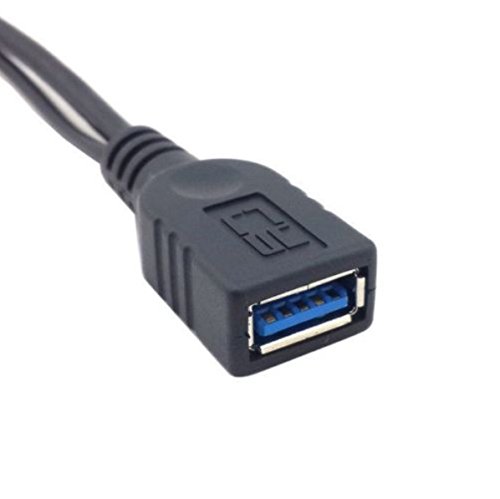 USB-C USB 3.1 Typ C Stecker auf A Female OTG Datenkabel mit USB-Stromkabel Extral - 5