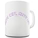 Produktbild TWISTED ENVY Keramiktasse mit Aufschrift Happy Wife 15 OZ weiß