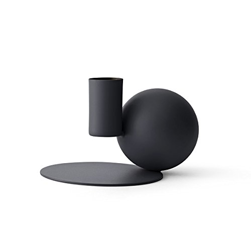 Menu 4712539 Kerzenständer, Edelstahl, schwarz, 14 x 14 x 9 cm - 2