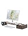 Produktbild Bambus-Holzmonitorstandplatz-Aufbruch Mit Speicherorganisator-Bürocomputer-Schreibtisch, Verwendbar Für Laptop, IMac, Drucker - Brown (1 Satz; 71cmx23cmx9.5cm)