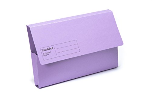 ExacomptaGuildhall Document Wallets, 285 gsm, Foolscap - Violet, Pack of 50Blue Angel