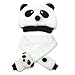 Cute Toddler Infant Baby Soft Animal Panda Head Warm Cap Hat+Scarf Set White New