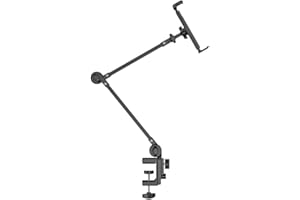 FuxFuis Support Tablette Lit, Support Ipad Réglable, Support Tablette Bureau, Support TabletteS avec Col de Cygne, Supports pour iPad Compatible avec Switch, Galaxy Tab, Kindle