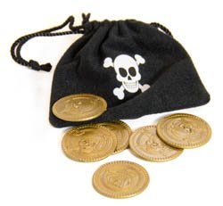28-teiliges * KINDERPIRATEN SCHATZSUCHE SET * mit Schatztruhe + Schatzkarte – Goldtaler + Maske + Schwert + Verkleidung + uvm // Schatzkiste Schatzbox Truhe Kiste Box Piraten Schatz Party Kindergeburtstag Geburtstag - 4