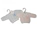 Premature Baby Boy Knitted Cardigan Blue 3/5 lbs (1.4 - 2.3 kg)
