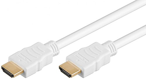High Speed HDMI Kabel mit Ethernet 0,5 m weiß - 2 Stück