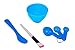 niceeshop(TM) 4 in 1 DIY Homemade Mask Bowl Spoons Brush Tools Set-Blue