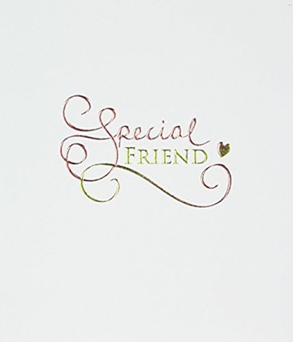 Special Friend Card - (PLK9826) - From The Mimosa Range - Embossed With A Foil Finish