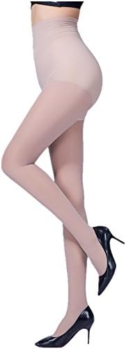Sumday Nuovo Super Elastico Aggiornato Calze Magiche Strette Piedi Sottili Pantyhose Sexy (Beige)