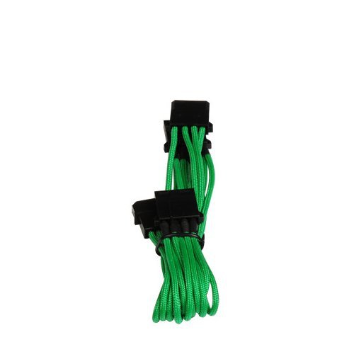BitFenix Adapter (Molex zu 3x Molex), 55 cm grün/schwarz