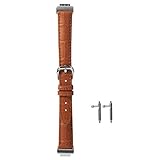 xue binghualoll for Fitbit Inspire Alligator Skin Leather Watch Strap Band