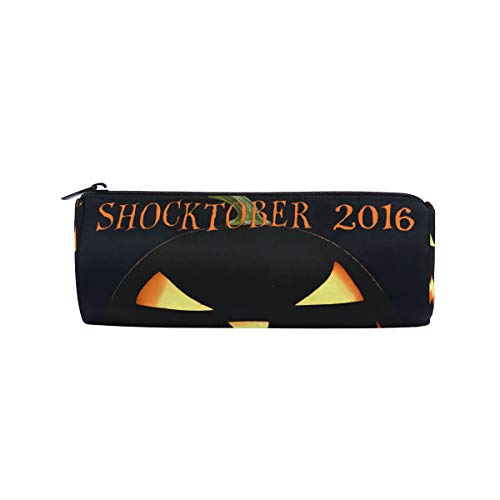 Preisvergleich Produktbild BENNIGIRY Shock Tober 2016 Federmäppchen, zylindrisch, multifunktionale Schreibwaren-Beutel, Reißverschluss, Studenten-Reißverschluss, Stiftehalter, Geschenk, Reisetasche, Make-up-Tasche