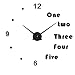Produktbild ILYPRO Große Wanduhr DIY 3D ohne Tickgeräusche Spiegel Design Modern Wandaufkleber Selbstklebend Wandtattoo Dekoration fürs Wohnzimmer Esszimmer Flur