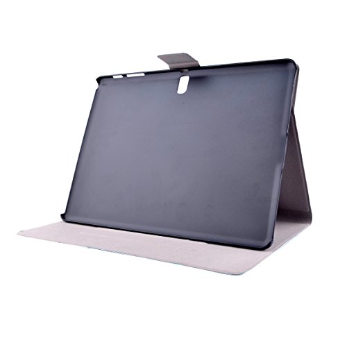Samsung Galaxy Tab S 10.5 zoll (T800/T805) hülle Hardcase, Ekakashop Galaxy Tabs T800/T805 Tasche Handytasche Handyhülle, Kreativ Blau Kokosnussbaum Meer Muster Flip Buchstil Schale Magnet PU Leder Case Cover Etui Schutzhülle Ledertasche Lederhülle für Galaxy Tab S 10.5“ (T800/T805) – Blau Kokosnussbaum + 1 x Kostenlos Ständer (Farbe Random) - 6