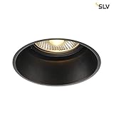 MODERNSTE TECHNOLOGIE: Mit dem richtigen Leuchtmittel ausgestattet, wird die Einbauleuchte dimmbar. Als nicht-dimmbare Standard-Variante empfehlen wir SLV Art.Nr. 551252 (B00FJL18VK) - mit unglaublichen 25.000 h Lebensdauer und EEK A+. Leuchtmittel nicht im Lieferumfang enthalten!