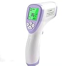 Infrared Body Thermometer, Precision Electronic Thermometer For Children Human Body Thermometer Medical Household High Precision 16.5*9*4.5cm ( Color : Purple )