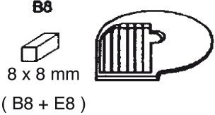 Preisvergleich Produktbild Neumärker Raffeleinsatz (für Stifte) B 8 06-50756-22
