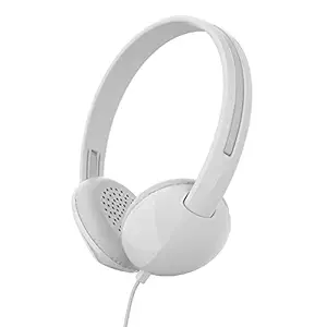 Skullcandy Stim Wired On Ear Headphone with Mic (White/Grey)