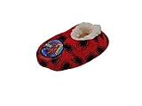 Cierre: frunce Zapatillas babuchas Infantiles Estar por casa Spiderman para niños (25 EU, Rojo)