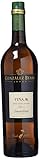 Comentarios enológicos viña ab es un amontillado muy joven que ha podido experimentar dos tipos de crianza, la biológica y la oxidativa. Es un vino de un elegante color topacio. Aroma sutil y delicado, con recuerdos almendrados característicos de la variedad palomino y a la levadura, como resultado de su tiempo bajo el "velo flor". Viña ab denota también matices que recuerdan a madera, hierbas aromáticas y vegetales. En boca es amable con acidez equilibrada, postgusto prolongado en el que retornan las notas de frutos secos y madera envinada