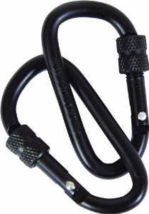 Preisvergleich Produktbild Web-Tex Warrior Locking Karabiner 6mm Schwarz