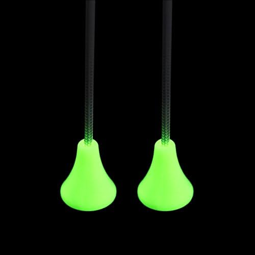 Ceiling Switch Replacement Pull Cord Strings, Pack Of 2. Choice of Colours, from Sleeklight. (Glow in the Dark)