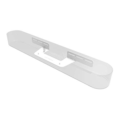 Sonos Beam Kit de Soporte de Pared Color Blanco con Materiales de Montaje Incluidos para Colgar tu Barra de Sonido. Diseñado en UK por Soundbass