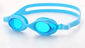 Saeko Unisex Swimming Goggle with Ultra Anti Fog, UV Protection for Kids(3-8) (Blue)