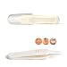 2PCS Multifunctional Baby Safe Cleaning Tweezers Navel Booty Nose Ears Tweezers