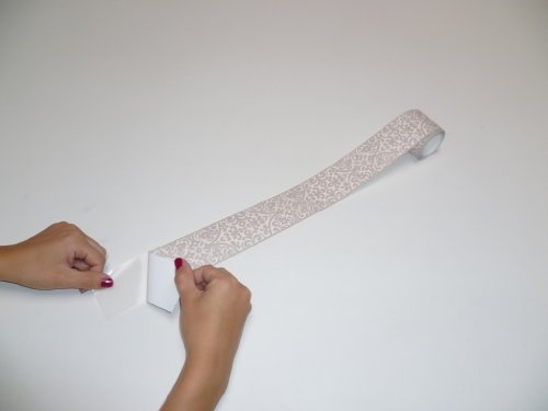 A.S. Création selbstklebende Bordüre Stick ups klassisch neobarock 5,00 m x 0,05 m beige braun grau Made in Germany 903112 9031-12 - 3